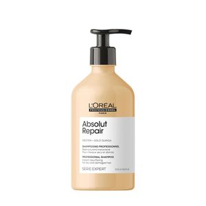 L´Oréal Professionnel Série Expert Absolut Repair Gold Quinoa + Protein Shampoo Pflegeshampoo für stark geschädigtes Haar 500 ml