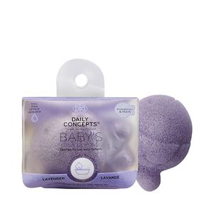 Daily Concepts Baby's Lavender Konjac Sponge 1 Pcs