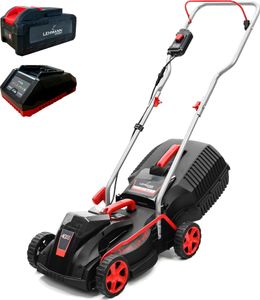 Akumulátorová kosačka LEHMANN, 40 V, do 250 m², šírka záberu 32 cm, 30 l zberný kôš, výška kosenia 20-60 mm, vrátane akumulátora 4,0 Ah + nabíjačka Akumulátorová kosačka LEHMANN, 40 V, do 250 m², šírka záberu 32 cm, 30 l zberný kôš, výška kosenia 20-60 mm, vrátane akumulátora 4,0 Ah + nabíjačka