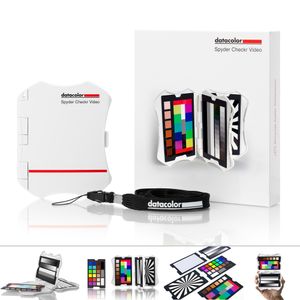 Datacolor Spyder Checkr Video: Farbreferenzwerkzeug und Farbkarte für Farbgenauigkeit bei Videos. Vereinfacht die Farbkorrektur durch Bereitstellung detaillierterer Farbinformationen in Rec.709