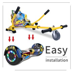 Mega Motion Selbstausgleichender Elektroroller und hoverkart 6,5" - 2020 Elektro Scooter E-Skateboard - Scooter - Räder mit LED Licht -Bluetooth Lautsprecher – 700W Motor