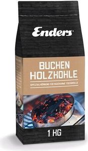 Enders Holzkohle / Buchenholzkohle für raucharmen Tischgrill 1kg