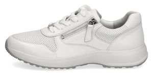 Caprice Ledersneaker - Weiß Glattleder Größe: 37 Normal