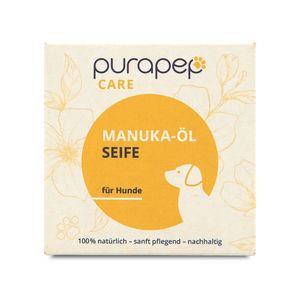 purapep Care Manuka-Öl Hundeseife für wunderbares Kuschelfell 100 g