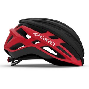 Kask rowerowy GIRO - AGILIS - czarny/czerwony (55-59 cm)