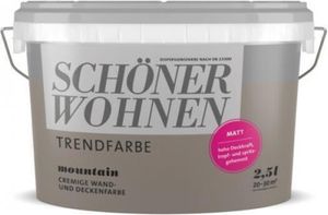 SCHÖNER WOHNEN 2,5 l Trendfarbe Innen Wandfarbe mountain Matt
