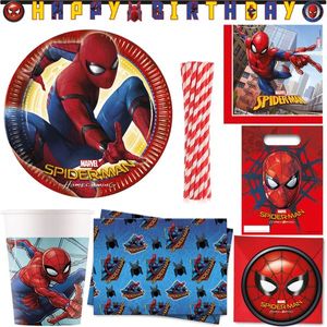 Spiderman Partyset Kindergeburtstag Party Deko Set Geburtstag