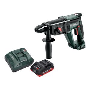 Metabo KH 18 LTX 24 Akku Kombihammer 18 V 2,1 J SDS Plus + 1x LiHD Akku 4,0 Ah + Ladegerät Metabo KH 18 LTX 24 Akku Kombihammer 18 V 2,1 J SDS Plus + 1x LiHD Akku 4,0 Ah + Ladegerät