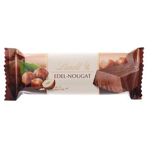 Lindt Edel Nougat Riegel mit frisch gerösteten Haselnüssen 50g