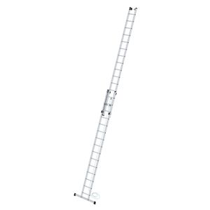 MUNK Günzburger Steigtechnik Sprossen-Seilzugleiter mit Standard-Traverse 2x15 Sprossen