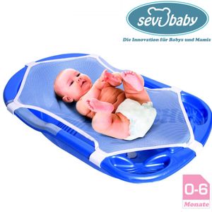 Baby BadeNetz Multi-Funktionales Waschnetz Einlage Sevibaby Badewannensitz Weiß 