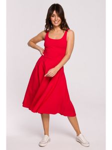 BeWear Midikleid für Frauen Zoltosteon B218 rot L