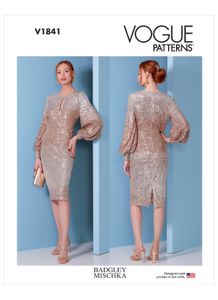 Vogue® Patterns Papierschnittmuster Damen - Kleid - V1841 Vogue® Patterns Größe: B5 (8-10-12-14-16)