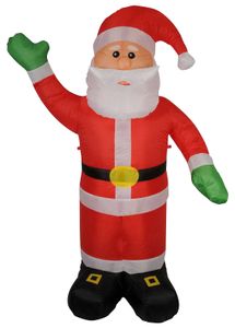 Aufblasbarer Nikolaus stehend 240 cm, Weihnachten
