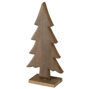 Deko-Aufsteller Narvik H20cm aus Holz braun Tanne Weihnachts-Baum Advent X-Mas
