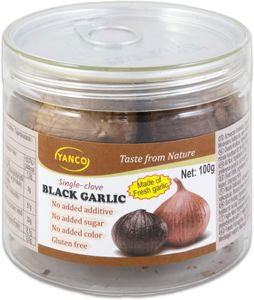 schwarzer Knoblauch 100g | Soloknoblauch | Black Garlic - Yanco