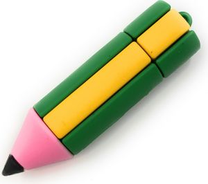 Onwomania Buntstift Bleistift Stift in Grün Funny USB Stick 8 GB USB 2.0