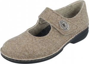 Finn Comfort Damen Slipper in Beige, Größe 38
