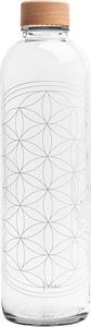 Carry Trinkflasche 1l Flower of Life  , klar