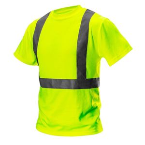 NEO TOOLS High Visibility Pro Hi-Vis Kurzarm-T-Shirt Reflektierendes T-Shirt - Größe: L