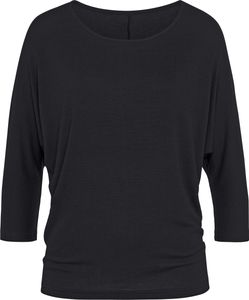 LASCANA 3/4-Arm-Shirt schwarz Größe 40/42