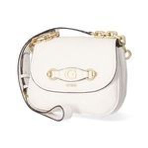 Guess Umhängetasche Izzy Peony Tri Compartment Flap stone logo