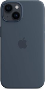 Apple Silicone Backcover MagSafe dla Apple iPhone 14 - Storm Blue