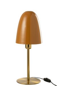 Tischlampe Metall Ocker/Gold