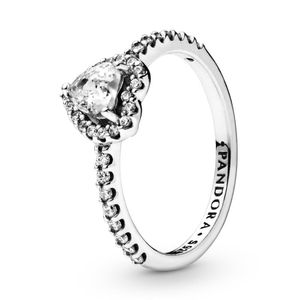 Pandora 198421C01 Damen-Ring Elevated Heart, 50/15,9