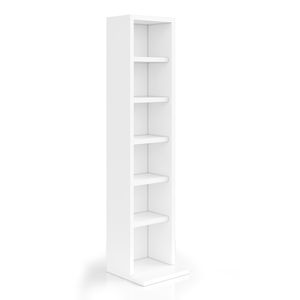 Vicco CD shelf , 21 x 91.8 cm, White