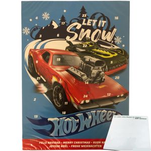 Hot Wheels let it Snow Adventskalender (65g Packung) + usy Block
