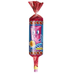 Chupa Chups Melody Pop Lolly mit Flöte und Erdbeergeschmack 15g
