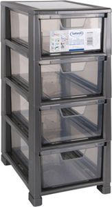 Tontarelli Tischschublade 20x28.3x43 Cm 8 4 20x28.3x43 Cm 8 Linie Mini Durchsichtig  Durchsichtig One Size