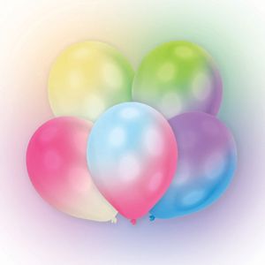 luftballons farbig geführt 27,5 cm 12 Stück