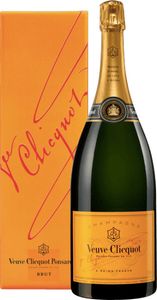 Veuve Clicquot Brut Champagner in Geschenkpackung Champagne Frankreich | 12 % vol | 1,5 l Magnumflasche