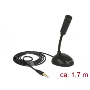 Delock 65872 - Mobile phone/smartphone microphone - -32 dB - 100 - 13000 Hz - 2200 Ohm - Omnidirektional - Verkabelt