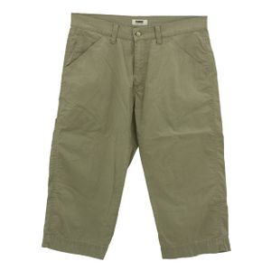 24847 Pioneer, 3-Quarter ,  Herren kurze Jeans Shorts Bermudas, Popelinestretch, graugrün, W 35
