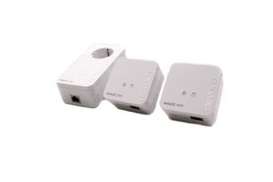 Devolo Magic 1 WiFi Mini Compact Starter Kit Powerline WiFi ber Stromkabel, Mesh, Technologie G.hn, Wei
