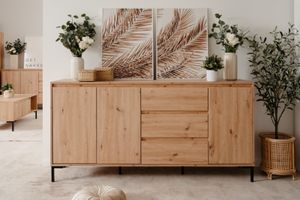 Sideboard >Korsika< (BxHxT: 170x87x40 cm) inNachbildung Artisan Oak