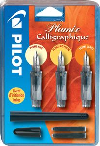 PILOT Kalligraphie Füllhater Plumix 3er Set