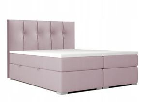 Boxspringbett MALMI für das Schlafzimmer, 140x200 (Rosa - Kronos 27)