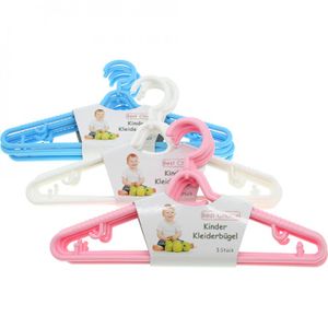 6 Stück Kinderbügel Kinderkleiderbügel Kunststoff bunt Baby Bügel Gaderobenbügel 