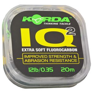 Korda IQ2 Extra Soft 0,35mm 12lbs 20m - Vorfachschnur