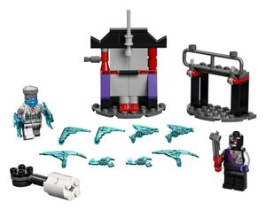 LEGO 71731 NINJAGO Battle Set: Zane vs. Nindroid Roboter Krieger mit Actionkreisel