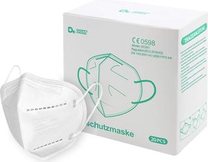 20 Stück FFP2 Maske, Atemschutzmaske, Schutzmaske (Einzelverpackt)
