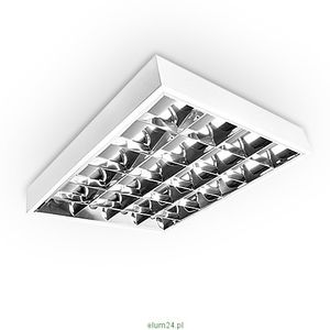 LED Rasterleuchte, Rastereinlegeleuchte, LED Bürolampe, 4x10W T8 LED, (T8 Leuchttmitel Inkl.)