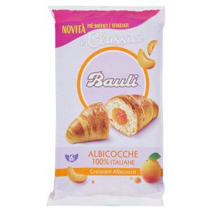 Bauli Croissants mit Aprikosencremefüllung 6 Stück Karton 300g