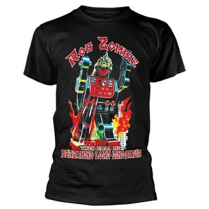 Rob Zombie - "Lord Dinosaur" T-Shirt für Herren/Damen Unisex RO6977 (S) (Schwarz)