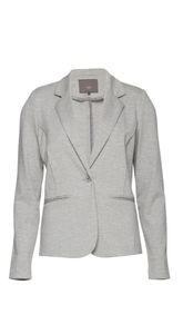 ICHI Damen Blazer Kate Jacket Business Jacke 20101801 , Größe:L, Farbe:Grau