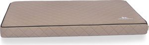 Knuffelwuff Orthopädische Hundematte Juna aus laser-gestepptem Kunstleder XXL 110x66cm Grau